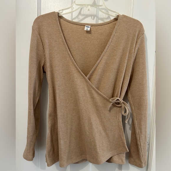 Tie waist ribbed long sleeve - Picture 1 of 4